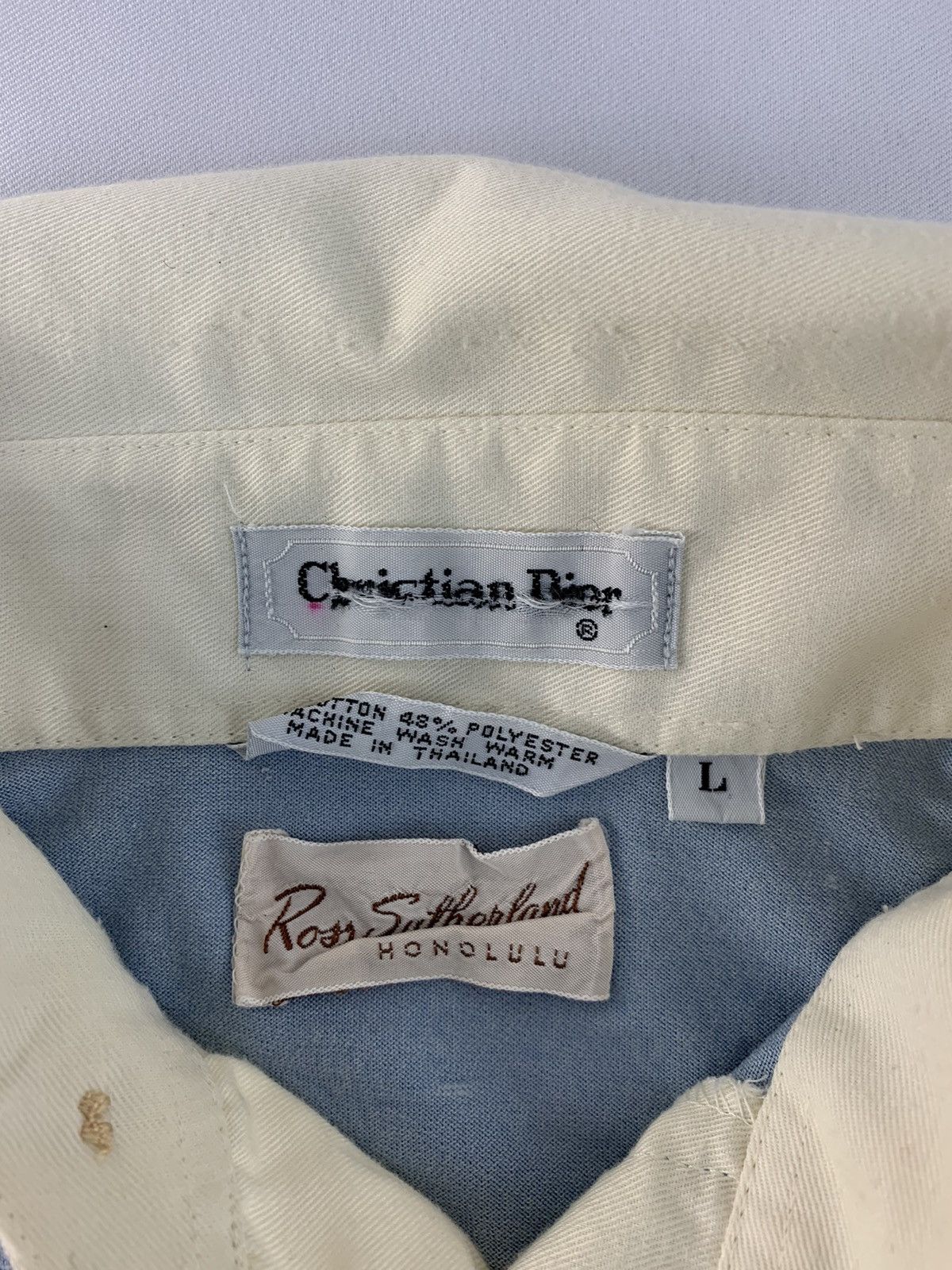 Christian Dior Monsieur × Vintage 90s Christian Dior Ross Sutherland Honolulu Polo Tee Size US L / EU 52-54 / 3 - 7 Thumbnail