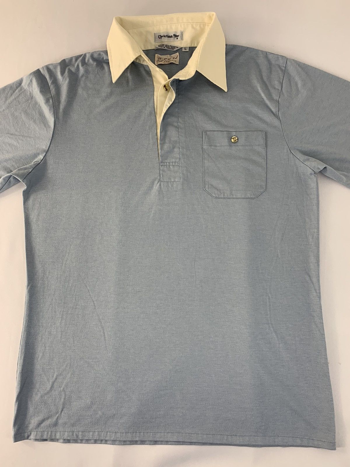 Christian Dior Monsieur × Vintage 90s Christian Dior Ross Sutherland Honolulu Polo Tee Size US L / EU 52-54 / 3 - 3 Thumbnail