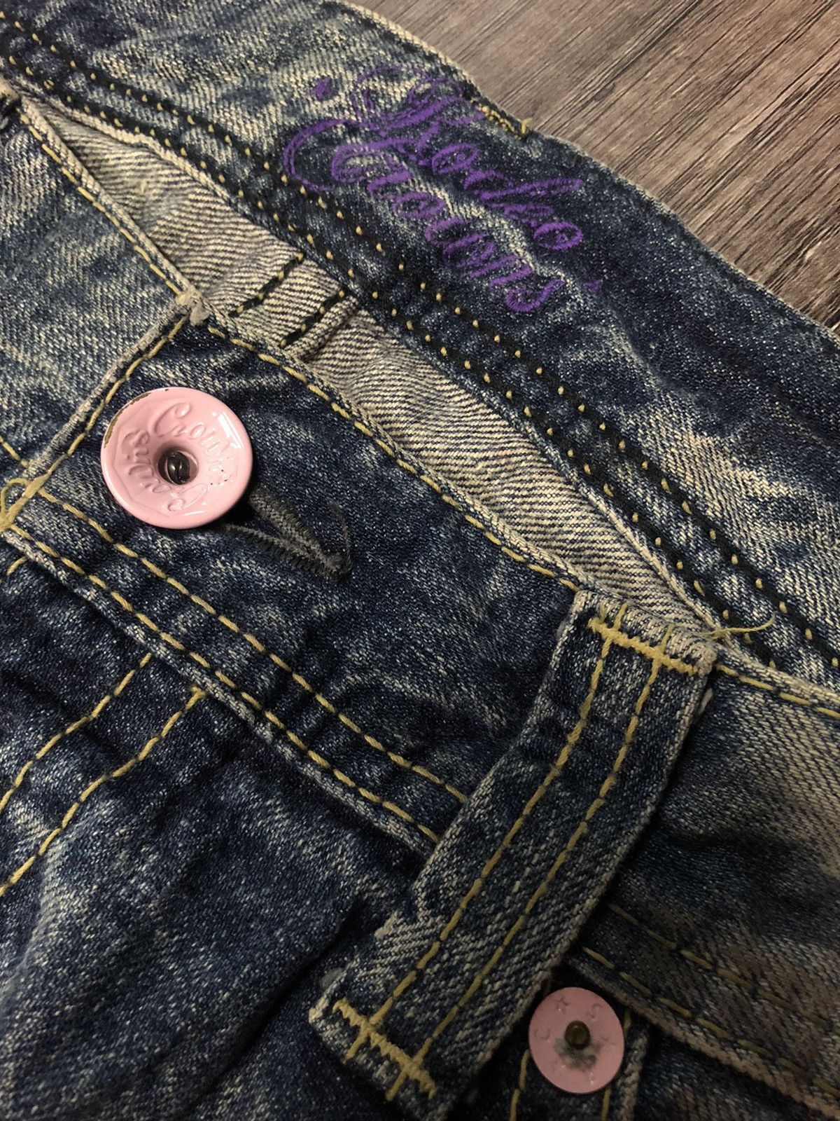 Japanese Brand × Vintage Vintage Rodeo Crowns Denim jeans Size 28" / US 6 / IT 42 - 6 Thumbnail