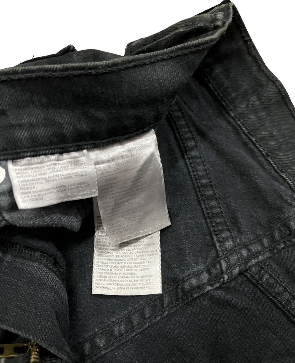 Levi's Superblack Levis 511 Custom made painted jeans Size US 30 / EU 46 - 14 Thumbnail
