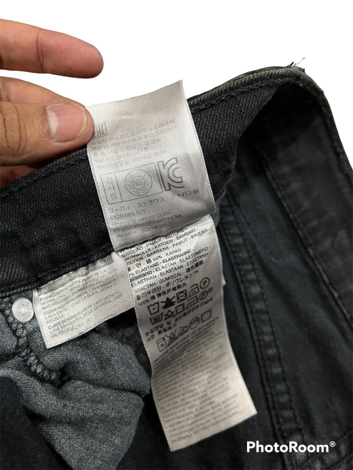 Levi's Superblack Levis 511 Custom made painted jeans Size US 30 / EU 46 - 10 Thumbnail