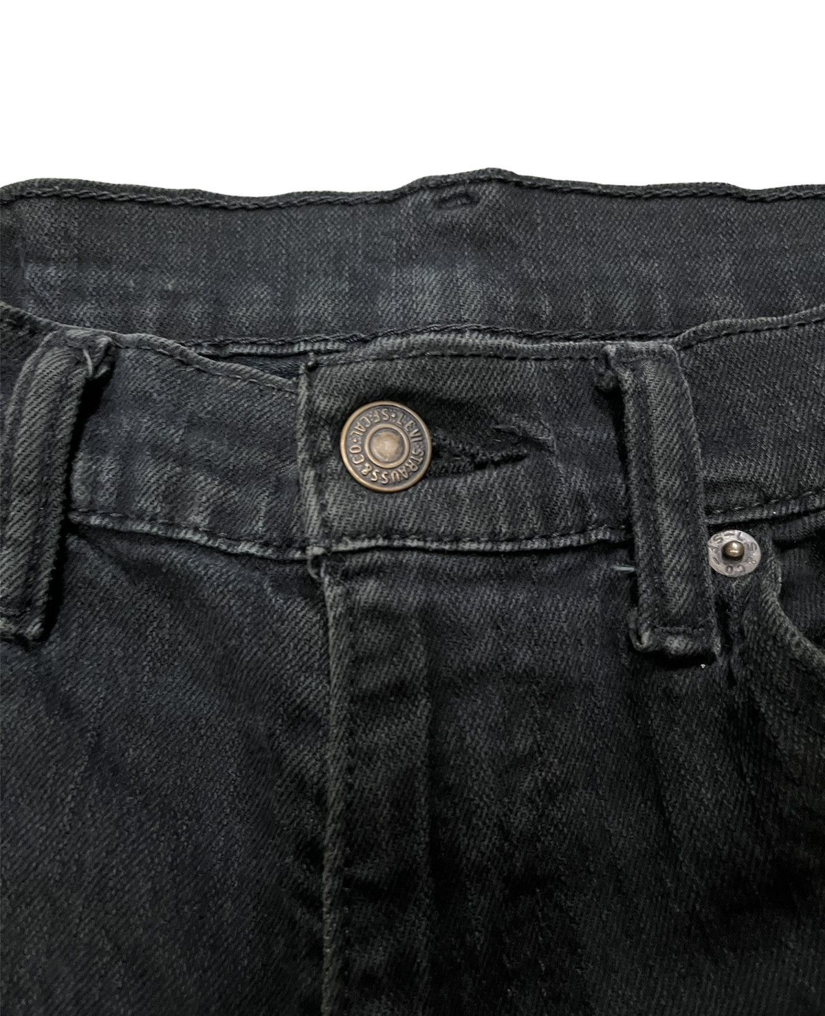 Levi's Superblack Levis 511 Custom made painted jeans Size US 30 / EU 46 - 6 Thumbnail