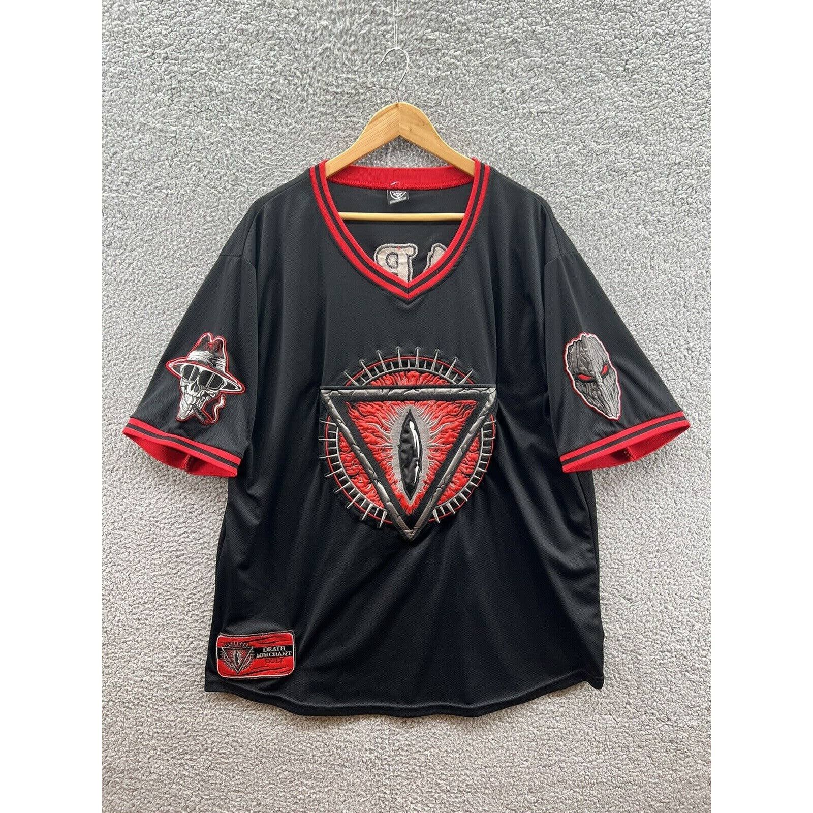 Authentic Mobstyle Death Merchant Cult Cabal #3 Jersey XL