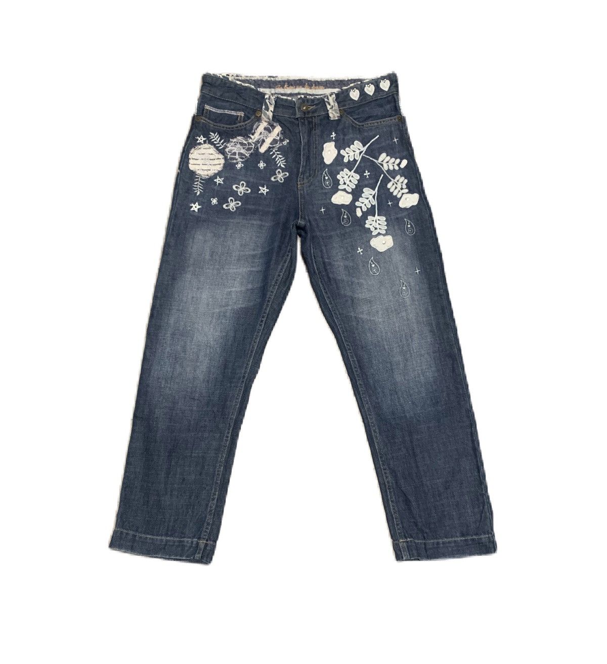 Vintage Japanese Brand Shashiko Boro Jeans