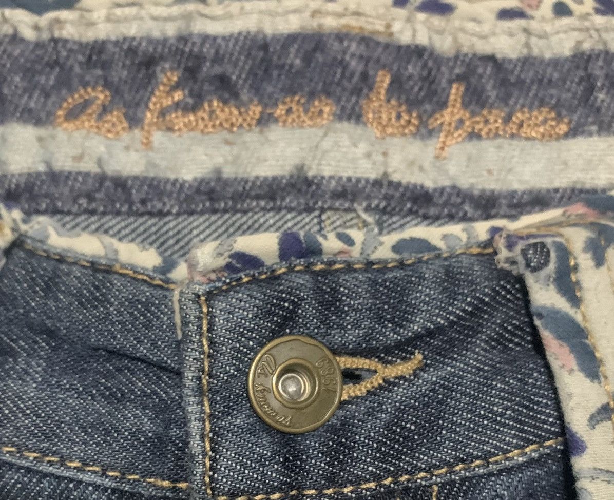 If Six Was Nine Vintage Japanese Brand Shashiko Boro Jeans Size US 32 / EU 48 - 7 Thumbnail