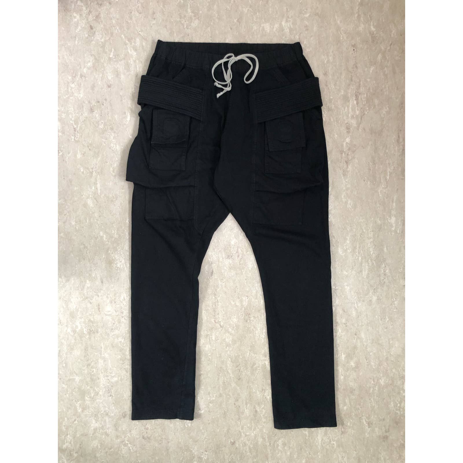 Pre-owned Rick Owens Drkshdw Rick Owens Creatch Sweatpants (drkshdw) In Black