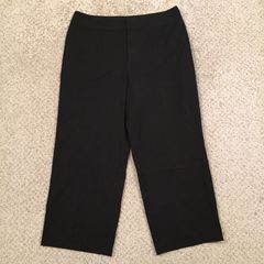 NEW Apt. 9 Women's Black Torie Capri Dress Pants - Petite 14 – The