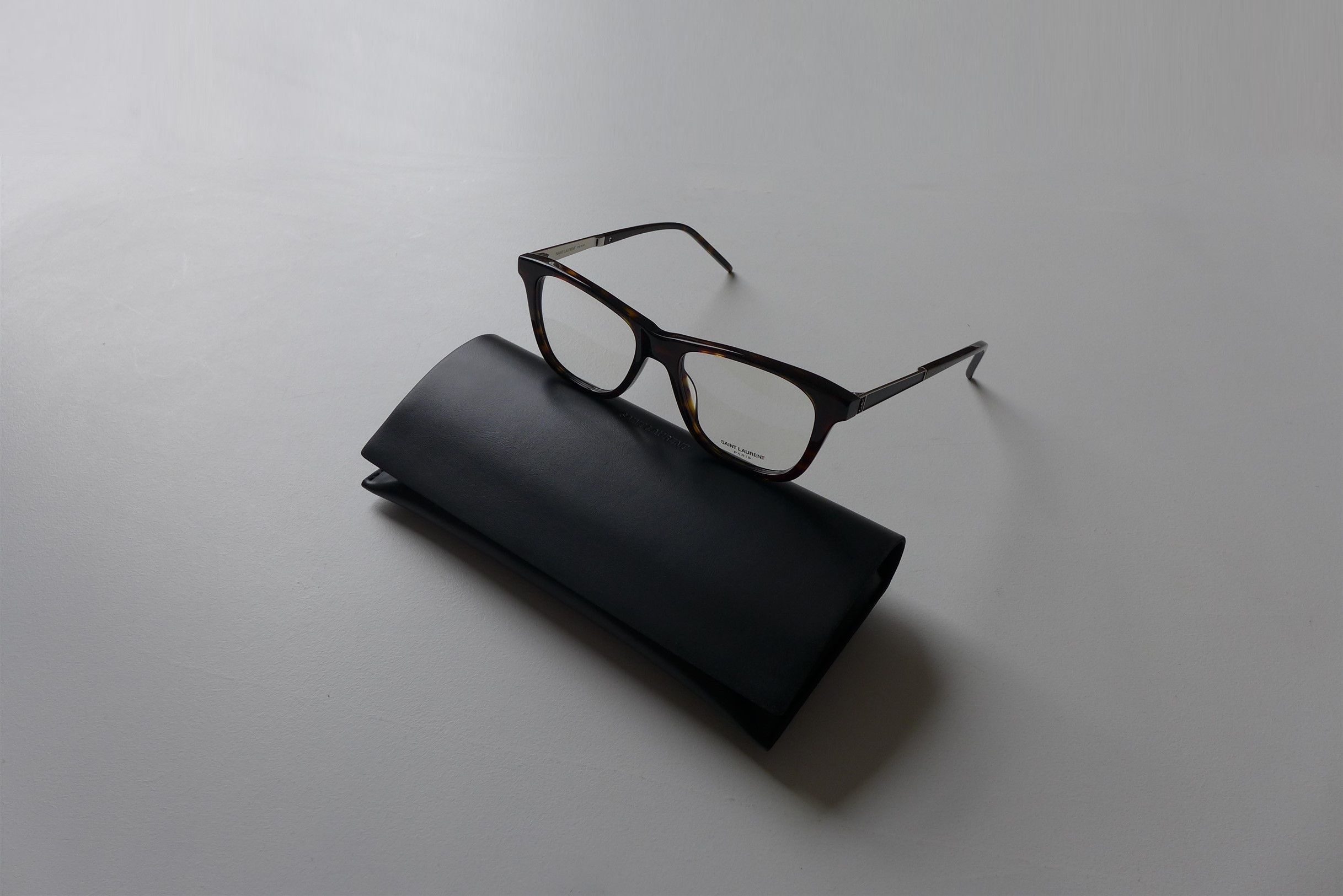 Saint Laurent Paris Saint Laurent SL M83 Optical Glasses - Tortoise Acetate Size ONE SIZE - 6 Thumbnail