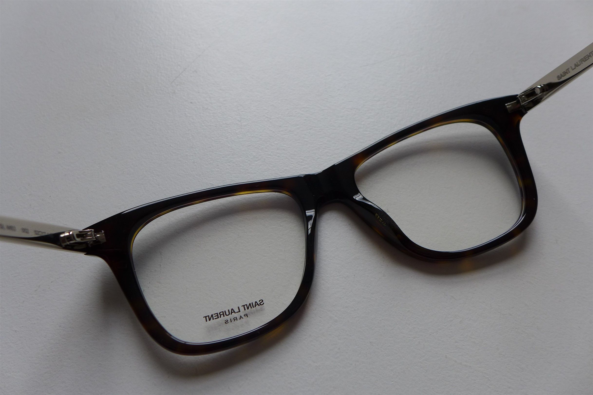 Saint Laurent Paris Saint Laurent SL M83 Optical Glasses - Tortoise Acetate Size ONE SIZE - 13 Thumbnail