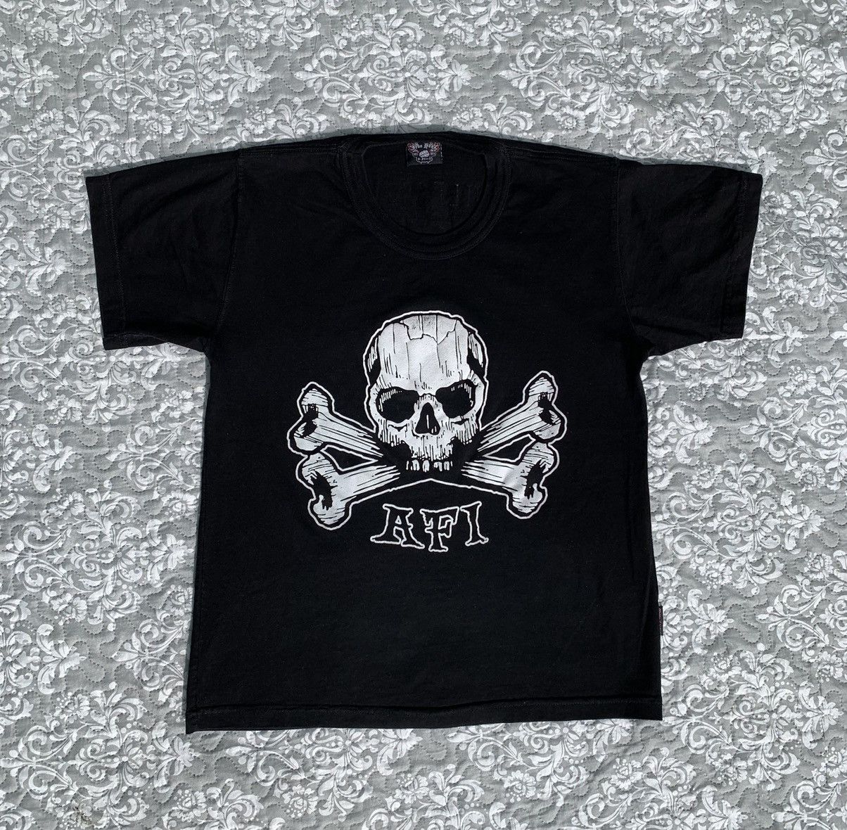 Vintage Y2K AFI Deathless Ones Skull Tee Tshirt ( 90s 00s )