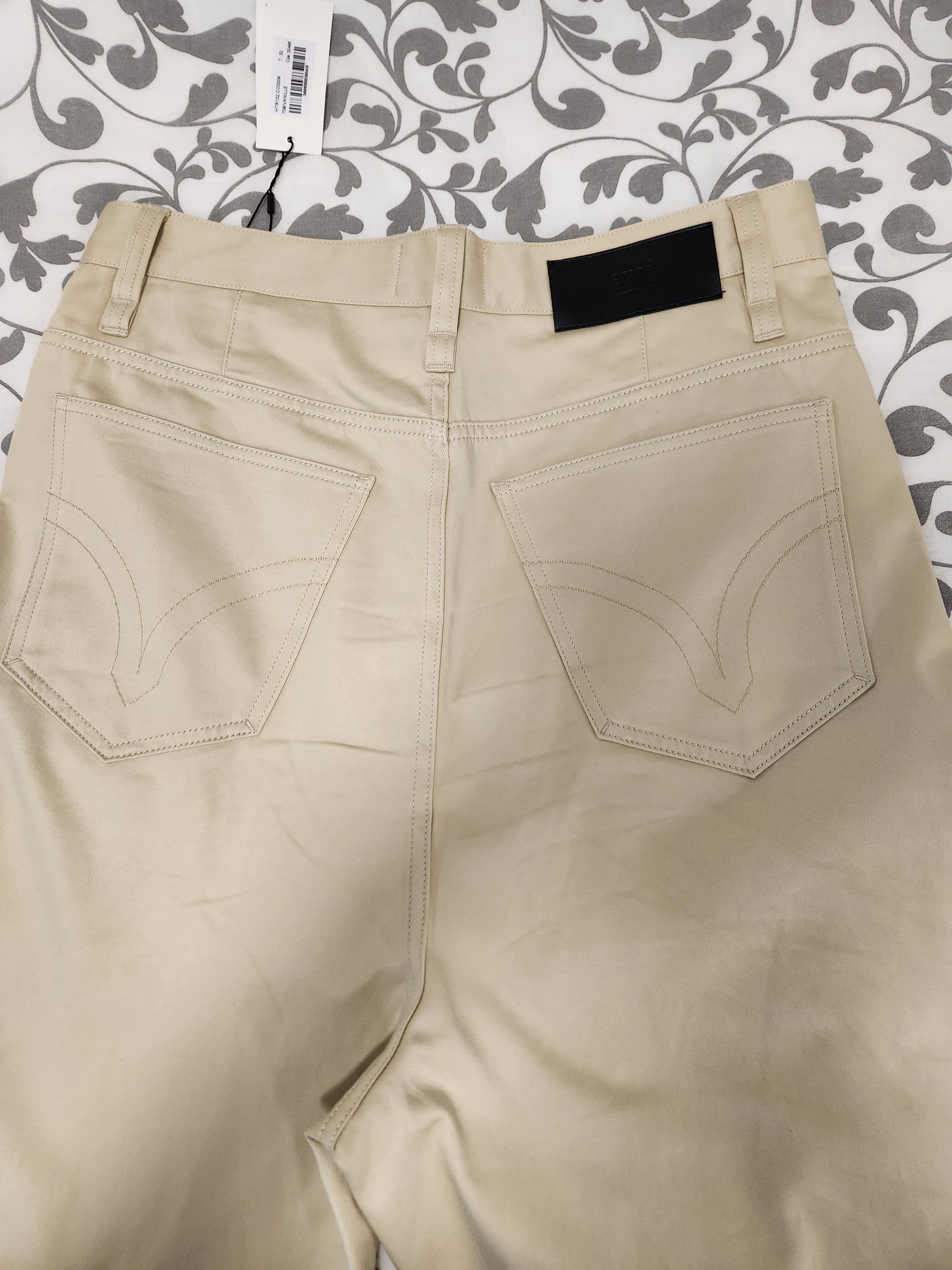 AMI (BNWT) Ami Alexandre Mattiussi Trouser, Alex-fit, 32, Beige Size US 32 / EU 48 - 8 Thumbnail