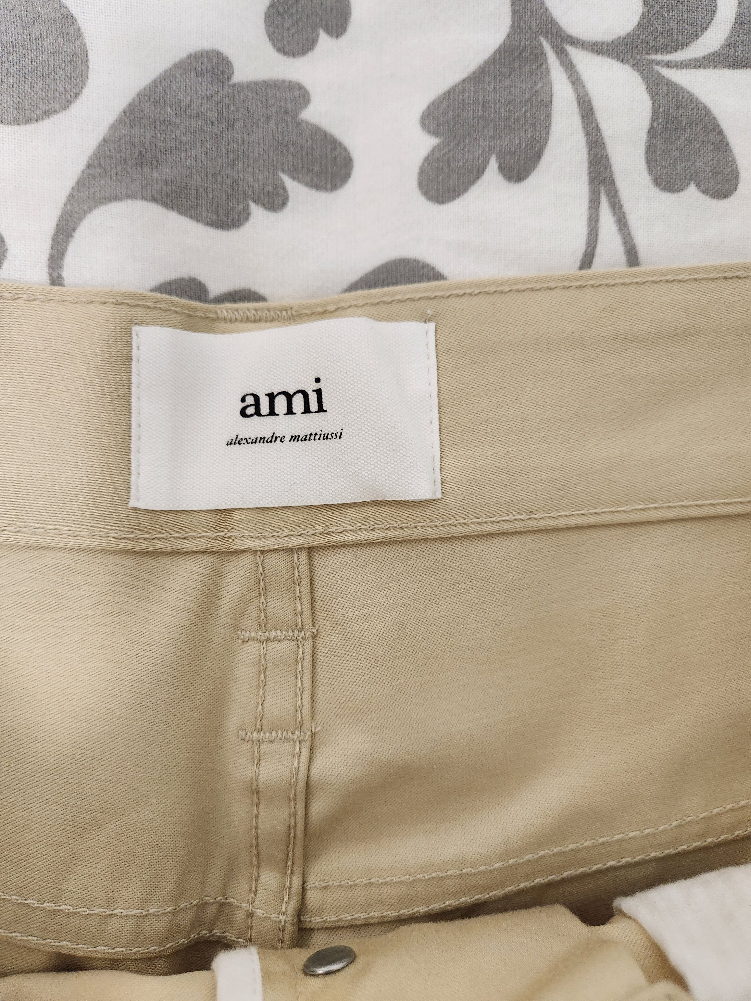 AMI (BNWT) Ami Alexandre Mattiussi Trouser, Alex-fit, 32, Beige Size US 32 / EU 48 - 5 Thumbnail