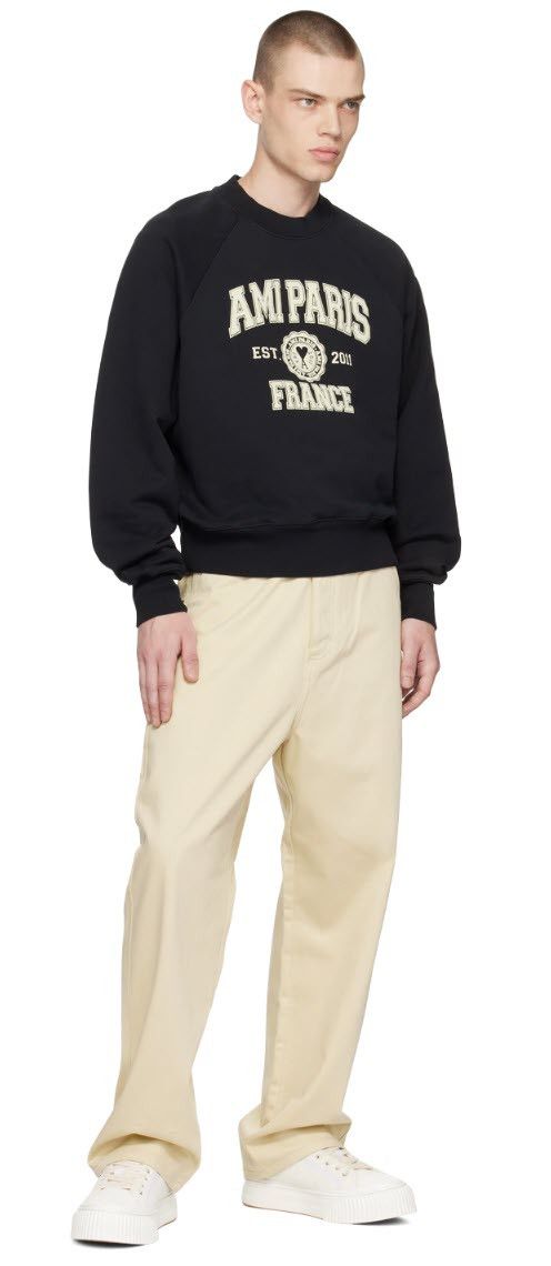 AMI (BNWT) Ami Alexandre Mattiussi Trouser, Alex-fit, 32, Beige Size US 32 / EU 48 - 2 Thumbnail