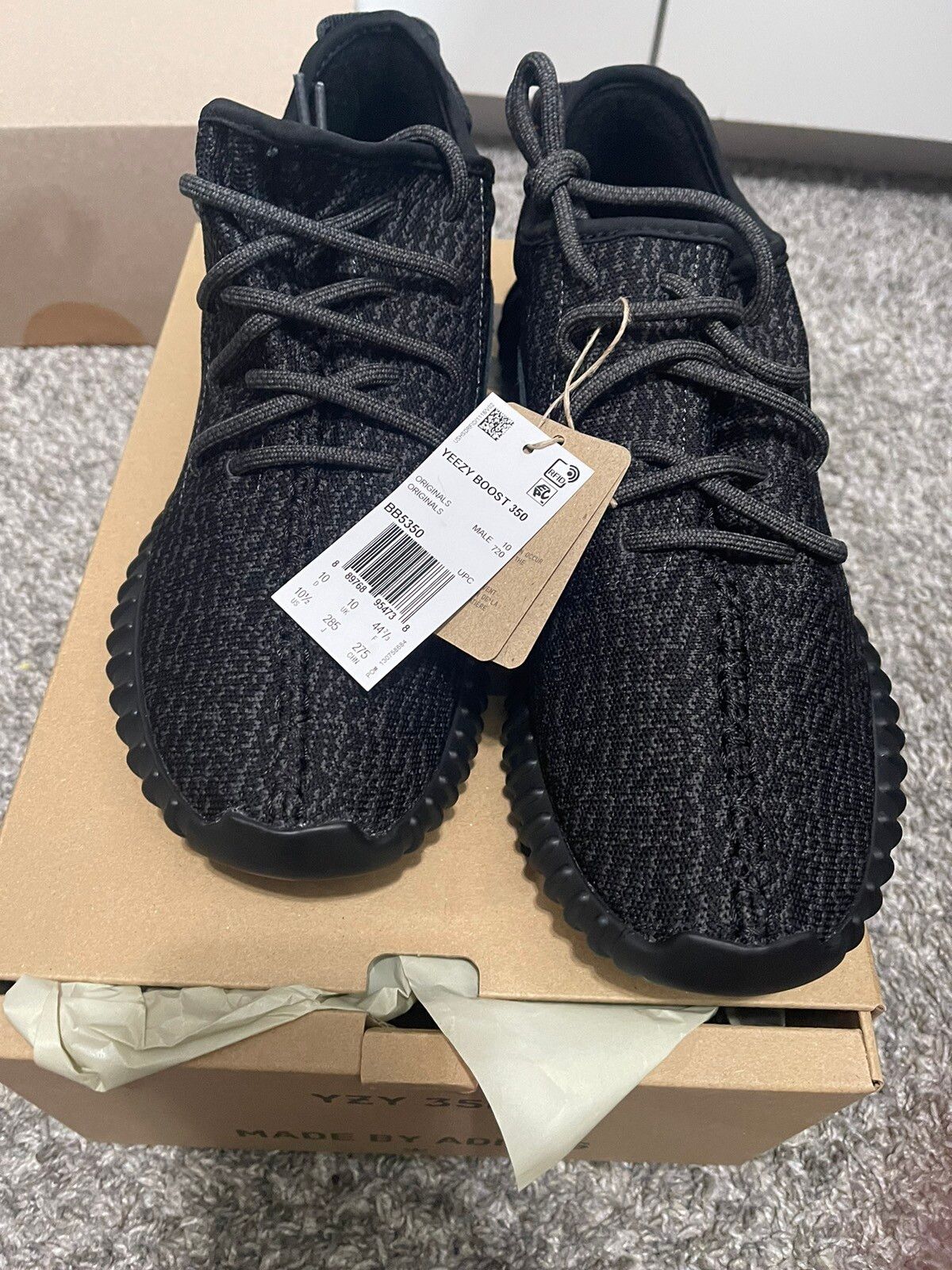 Adidas Yeezy 350 Pirate Black | Grailed