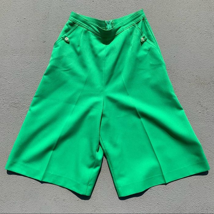 Sears Vintage Sears high waist green culottes shorts | Grailed