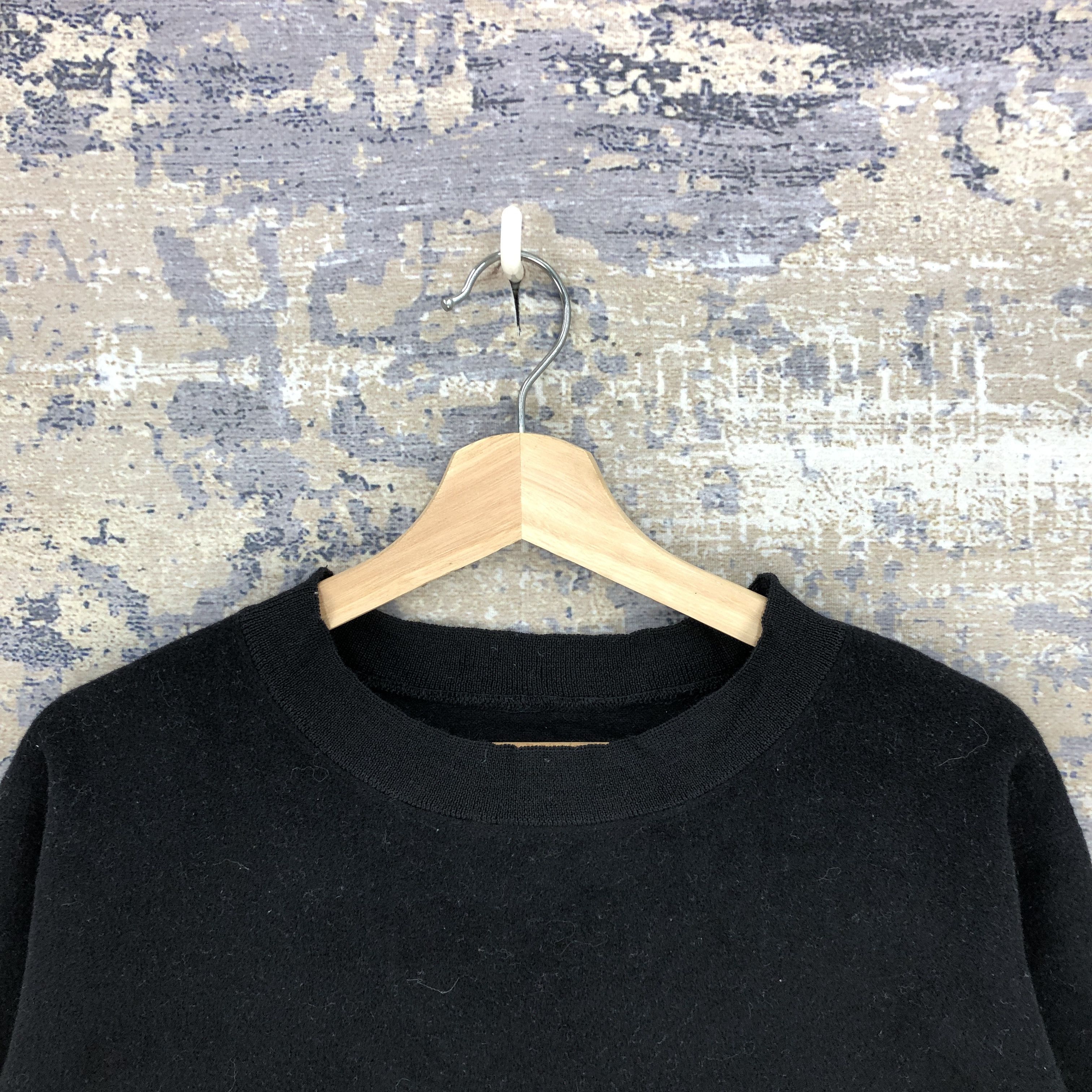 Margaret Howell × Vintage Vintage Margaret Howell Black Sweater MHL Sweatshirt Jumper Size US M / EU 48-50 / 2 - 2 Thumbnail