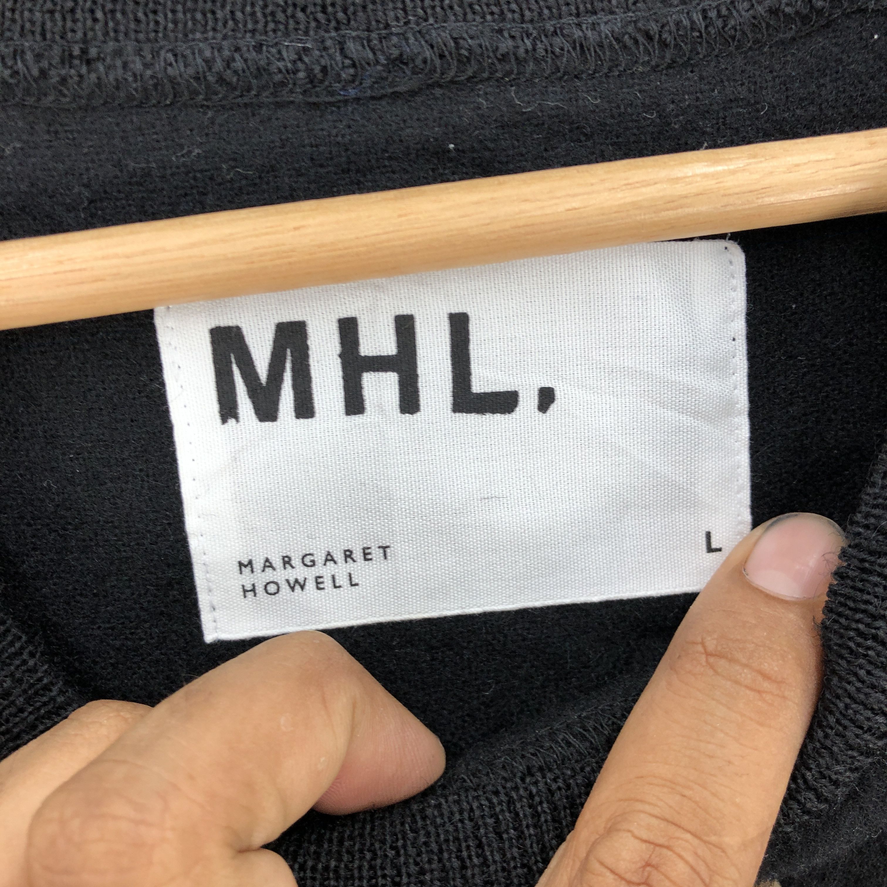 Margaret Howell × Vintage Vintage Margaret Howell Black Sweater MHL Sweatshirt Jumper Size US M / EU 48-50 / 2 - 4 Thumbnail