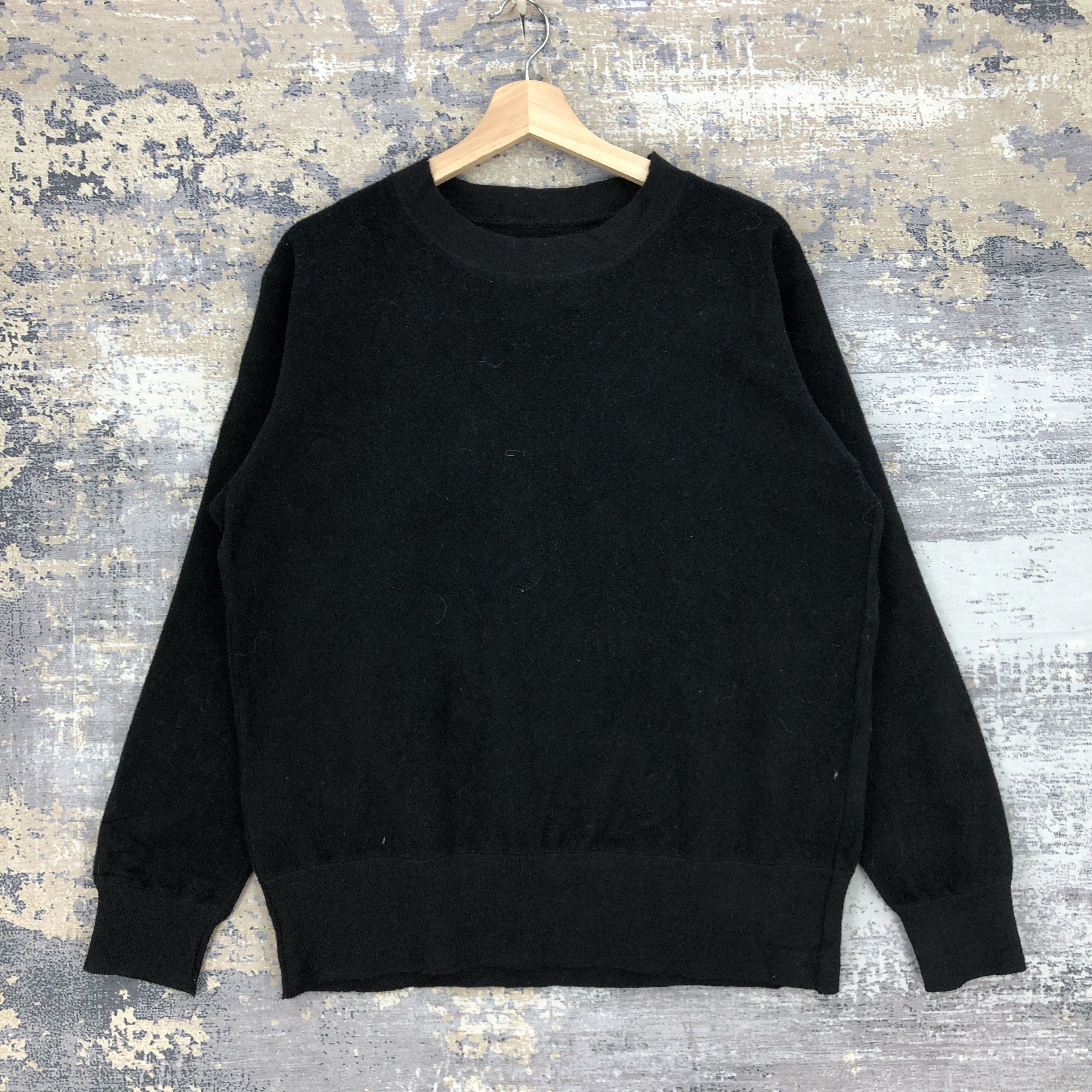 Margaret Howell × Vintage Vintage Margaret Howell Black Sweater MHL Sweatshirt Jumper Size US M / EU 48-50 / 2 - 1 Thumbnail