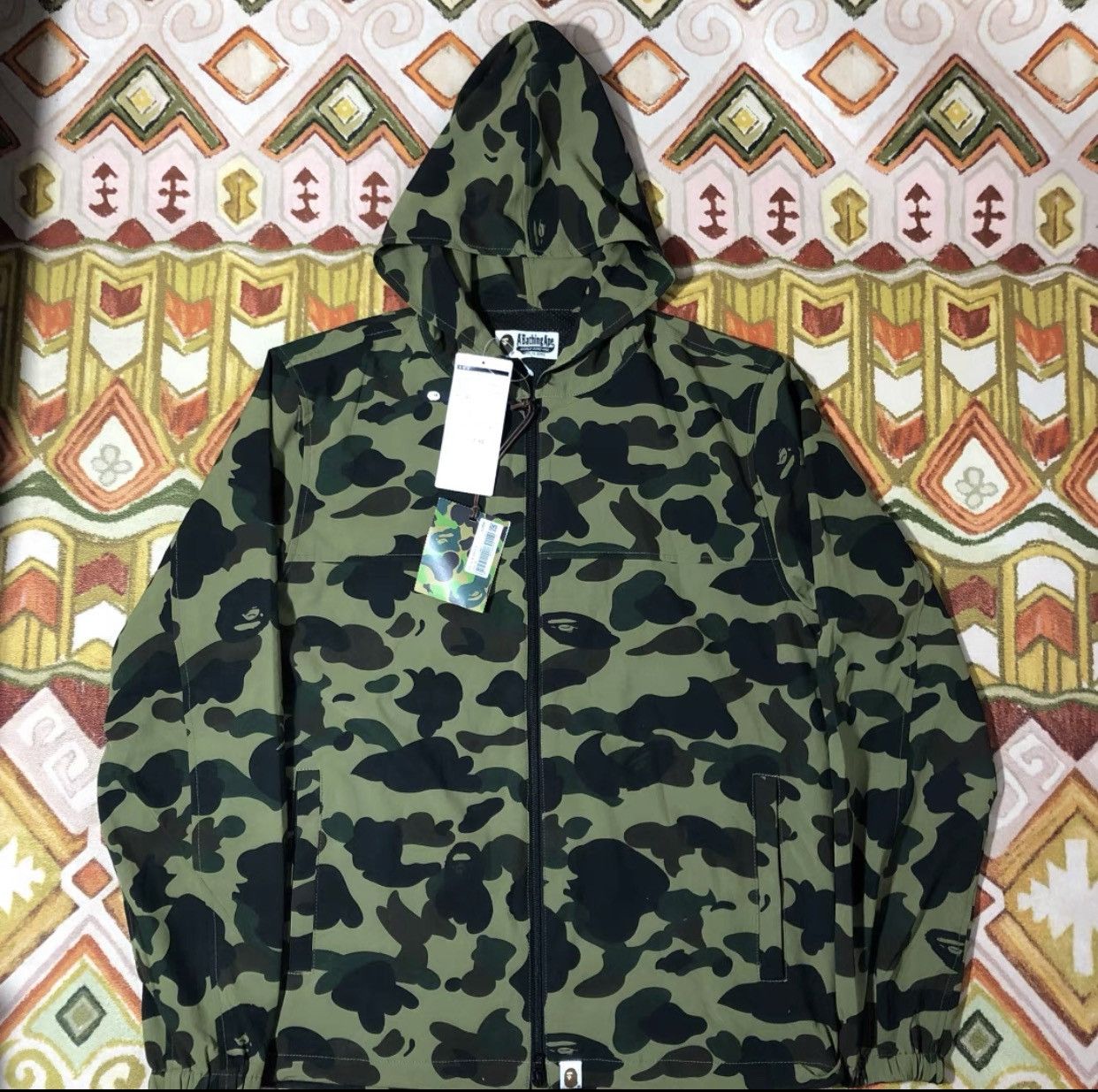 1ST CAMO HOODIE JACKET