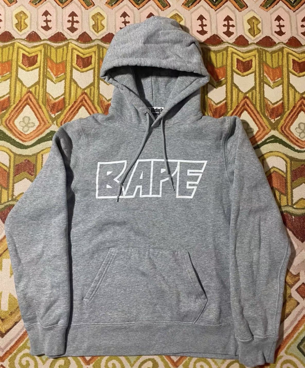 Bape multi logo hoodie best sale