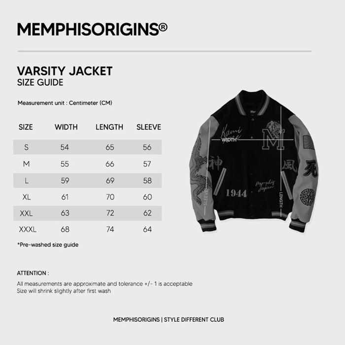 Varsity Varsity jacket tiger big art embroidery | Grailed