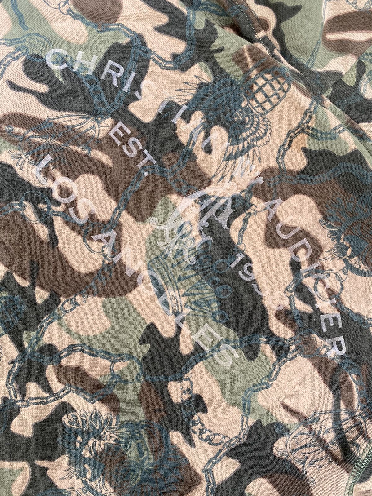 Christian Audigier Ed Hardy Christian Audigier Zip Up Hoodie Camo Army Skulls Size US XS / EU 42 / 0 - 5 Thumbnail