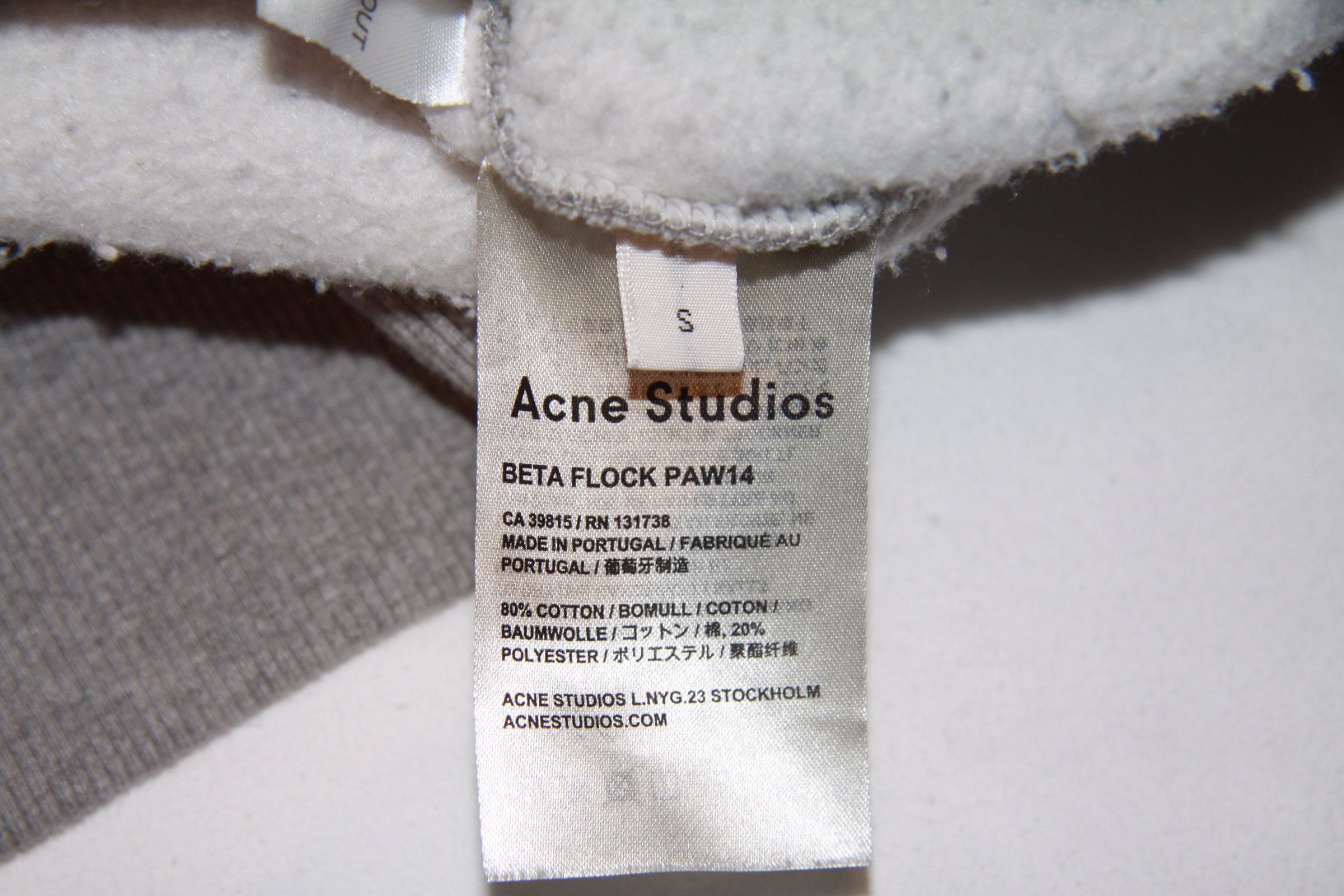Acne Studios Acne Studios Over Sized L.Nyg.23 Sweatshirt Acne Studios Acne Studios Over Sized L.Nyg.23 Sweatshirt