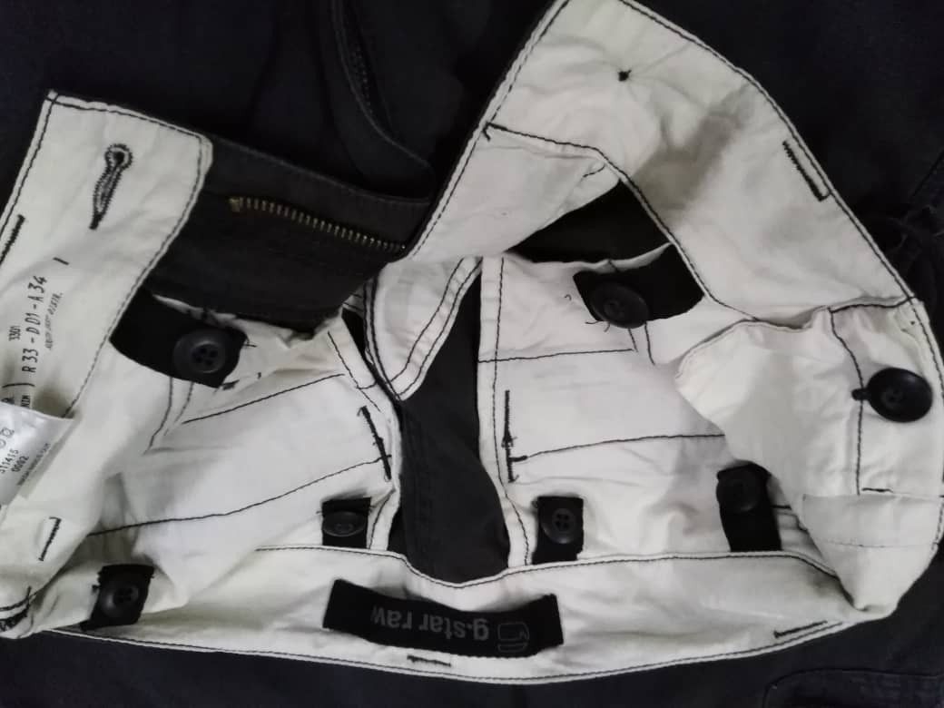 Tete Homme Vintage 10 Pockets Cargo Flight Pant G Star Raw Size US 30 / EU 46 - 15 Thumbnail