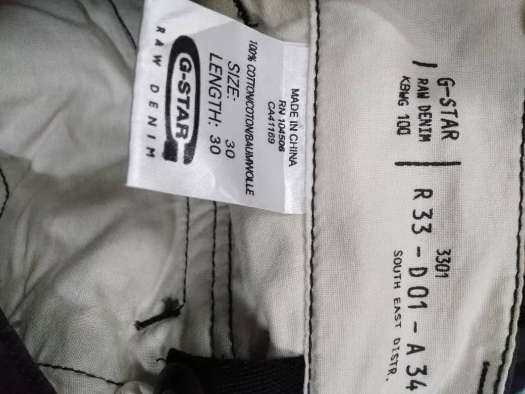 Tete Homme Vintage 10 Pockets Cargo Flight Pant G Star Raw Size US 30 / EU 46 - 16 Thumbnail