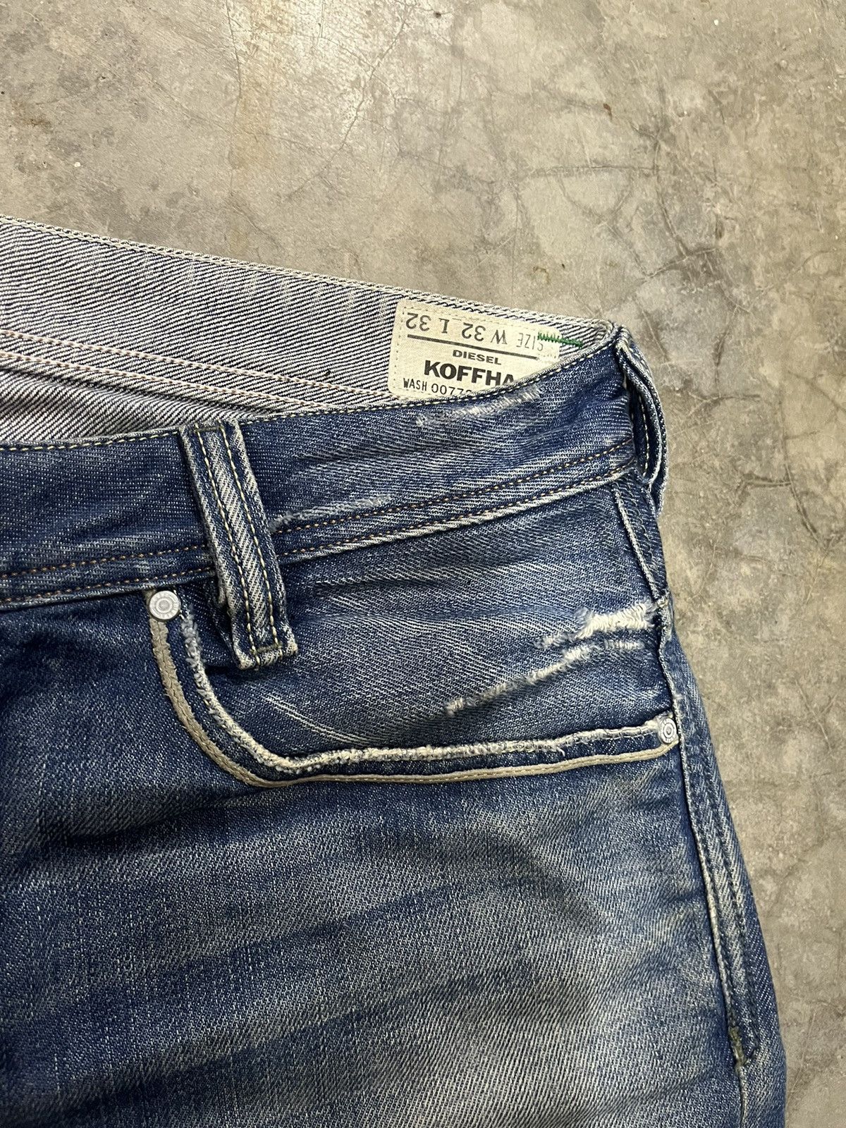 Diesel Flare jeans Vintage diesel Italy distressed boot cut denim Size US 34 / EU 50 - 7 Thumbnail