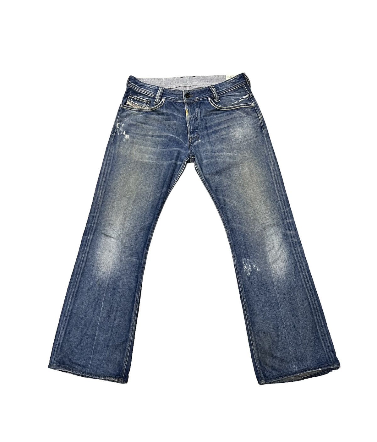 Diesel Flare jeans Vintage diesel Italy distressed boot cut denim Size US 34 / EU 50 - 3 Thumbnail