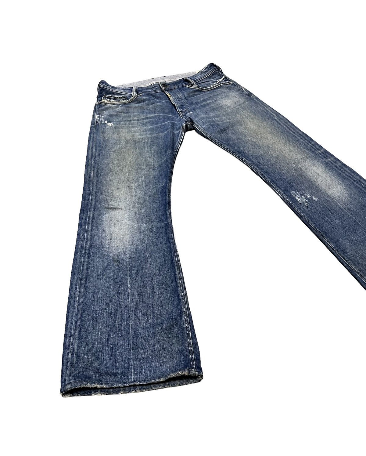 Diesel Flare jeans Vintage diesel Italy distressed boot cut denim Size US 34 / EU 50 - 2 Thumbnail
