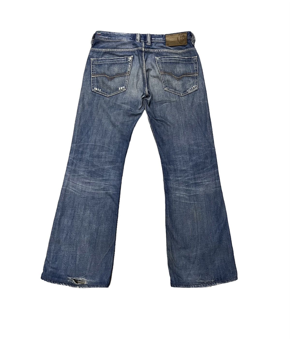Diesel Flare jeans Vintage diesel Italy distressed boot cut denim Size US 34 / EU 50 - 4 Thumbnail