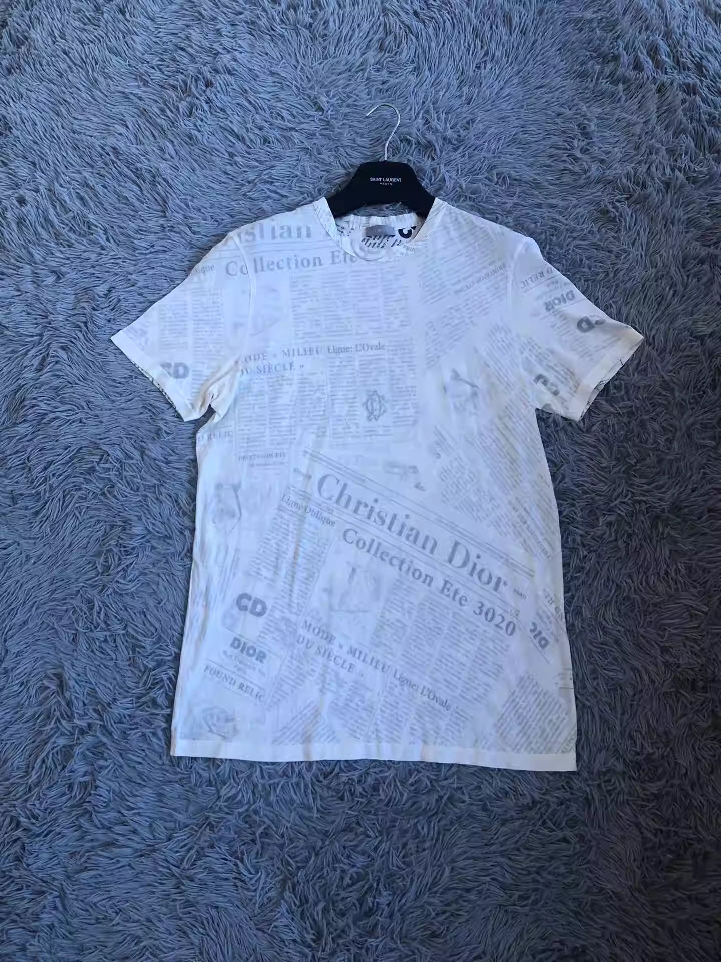 dior high tops newspaper