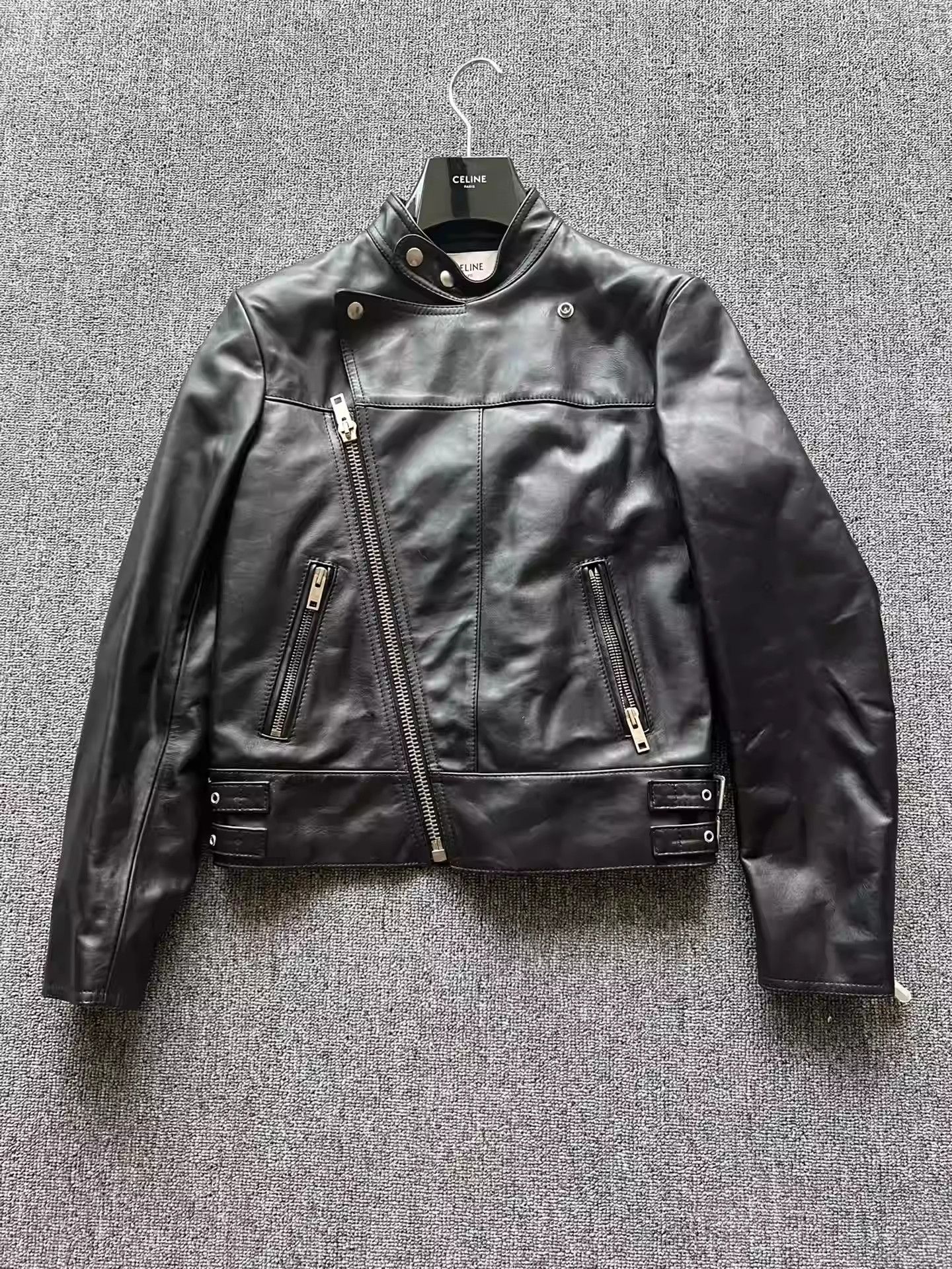 Celine celine leather jacket | Grailed