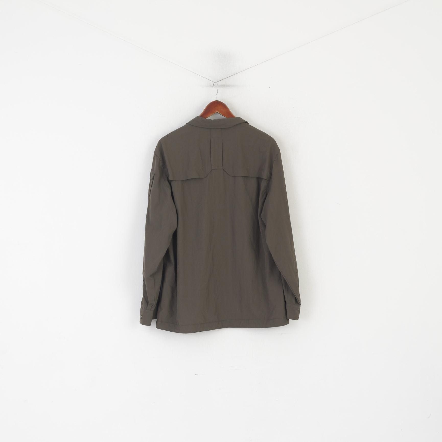 Jack Wolfskin Jack Wolfskin Travel Men L Casual Shirt Green Nylon 1246 Size US L / EU 52-54 / 3 - 9 Thumbnail
