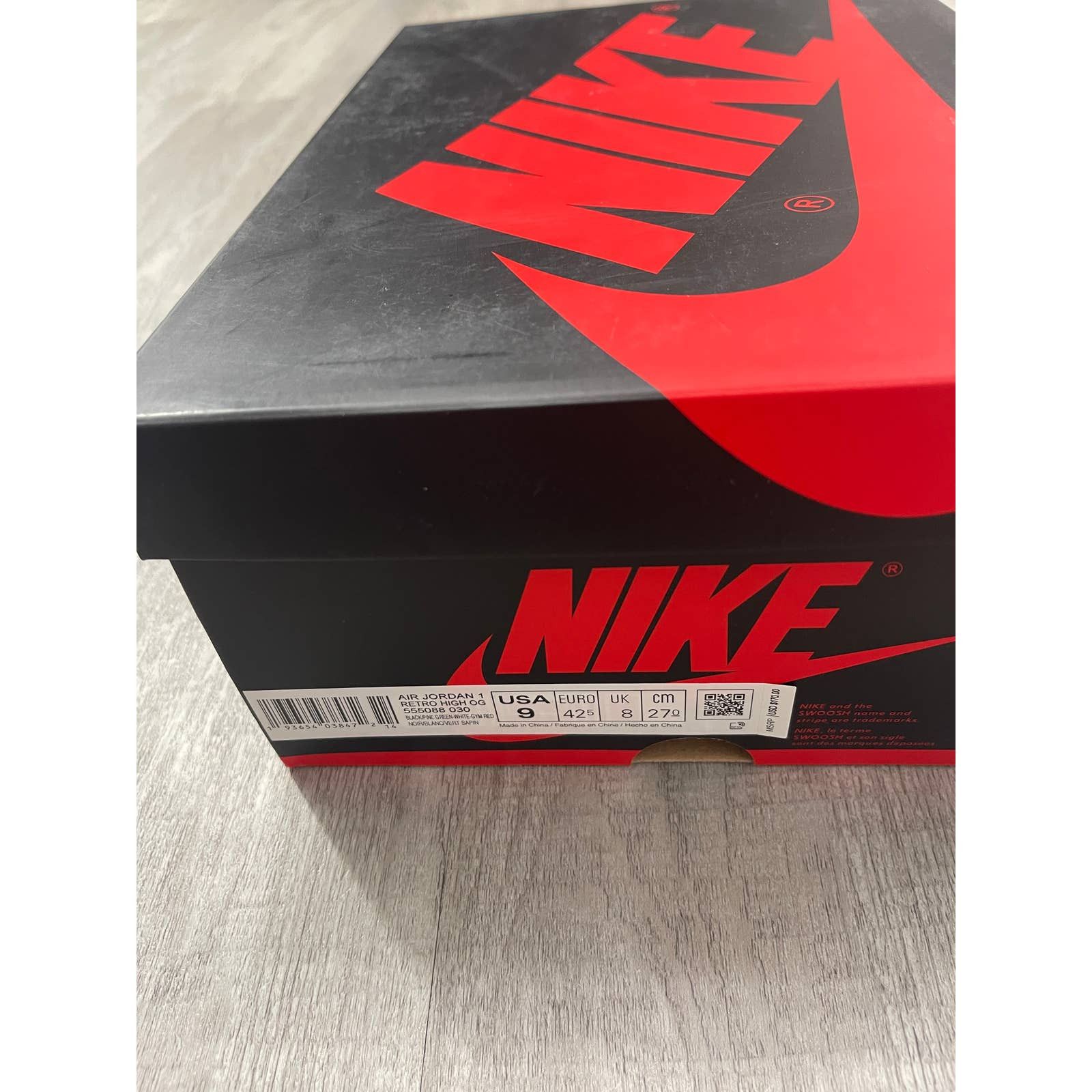 Nike Nike Air Jordan 1 Retro High OG Pine Green 2.0 Size 9 Size US 9 / EU 42 - 11 Thumbnail