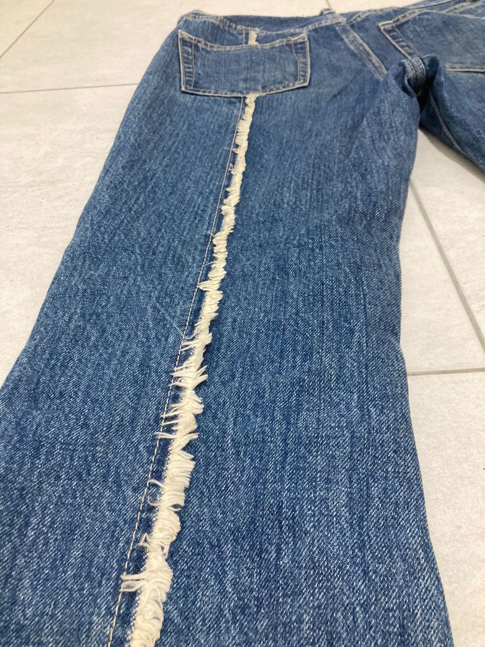 Japanese Brand Vintage MOUSSY Distressed jeans Size US 27 - 2 Thumbnail