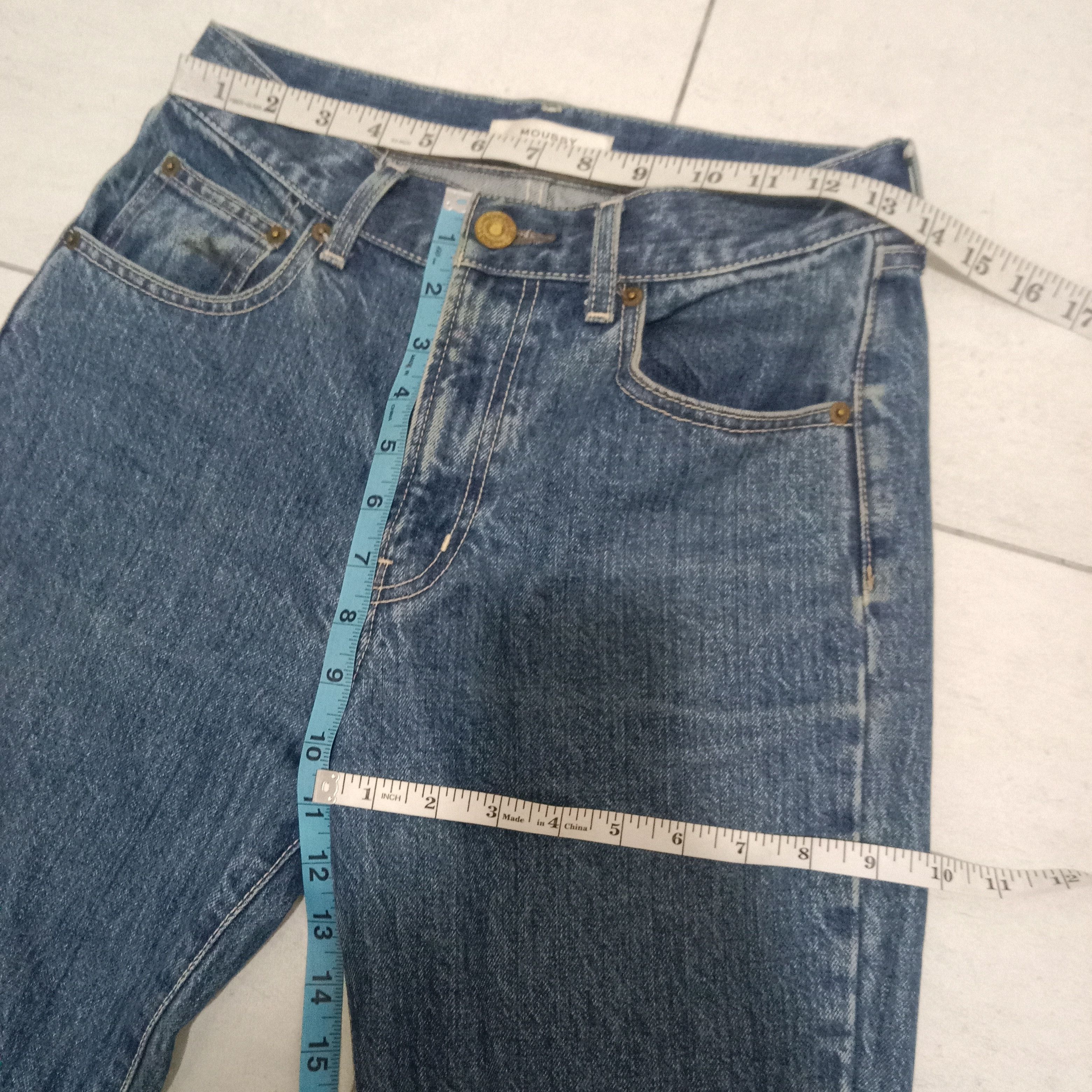 Japanese Brand Vintage MOUSSY Distressed jeans Size US 27 - 10 Thumbnail