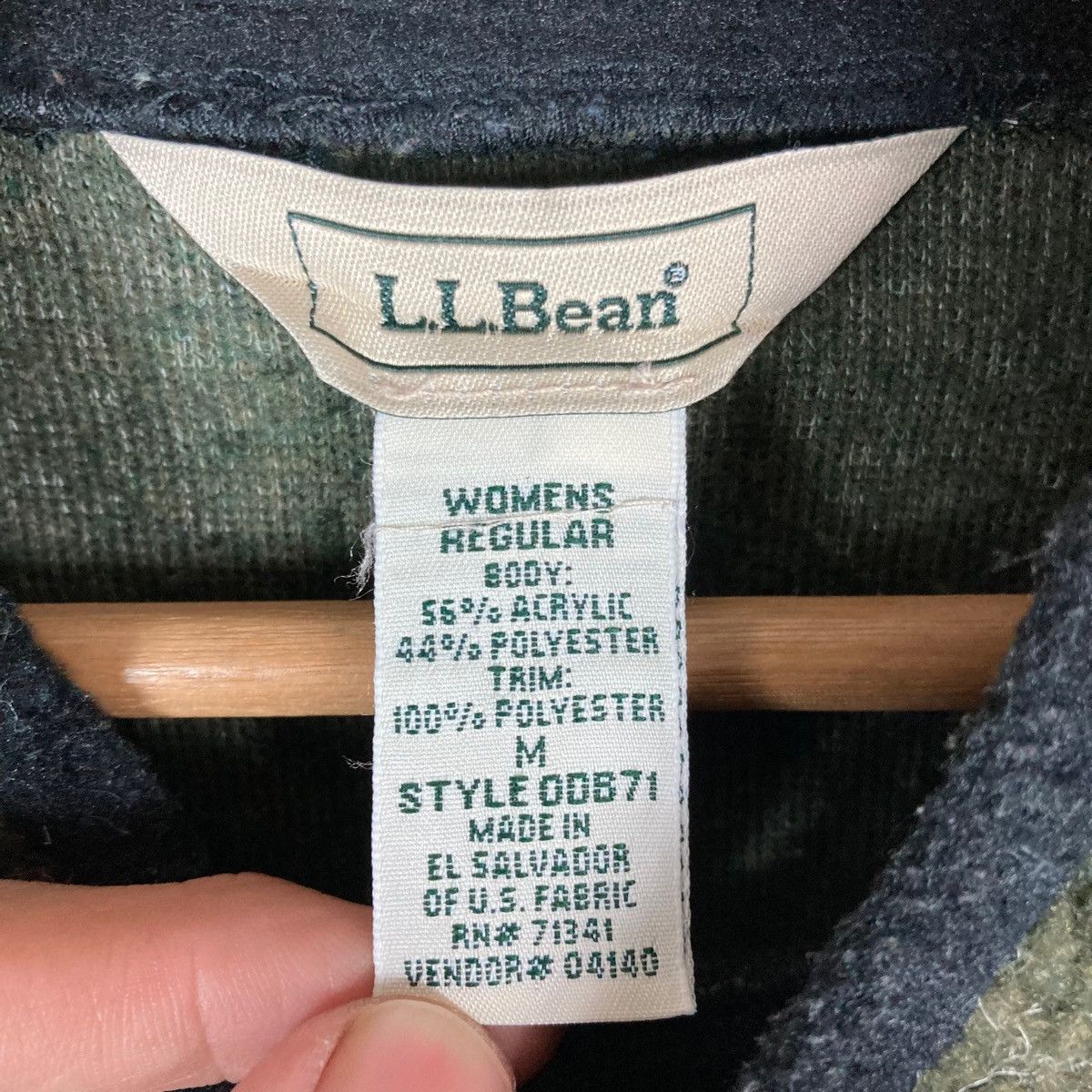 L.L. Bean Vintage L.L. Bean Plain Pullover Jumper Fleece Size US M / EU 48-50 / 2 - 5 Thumbnail