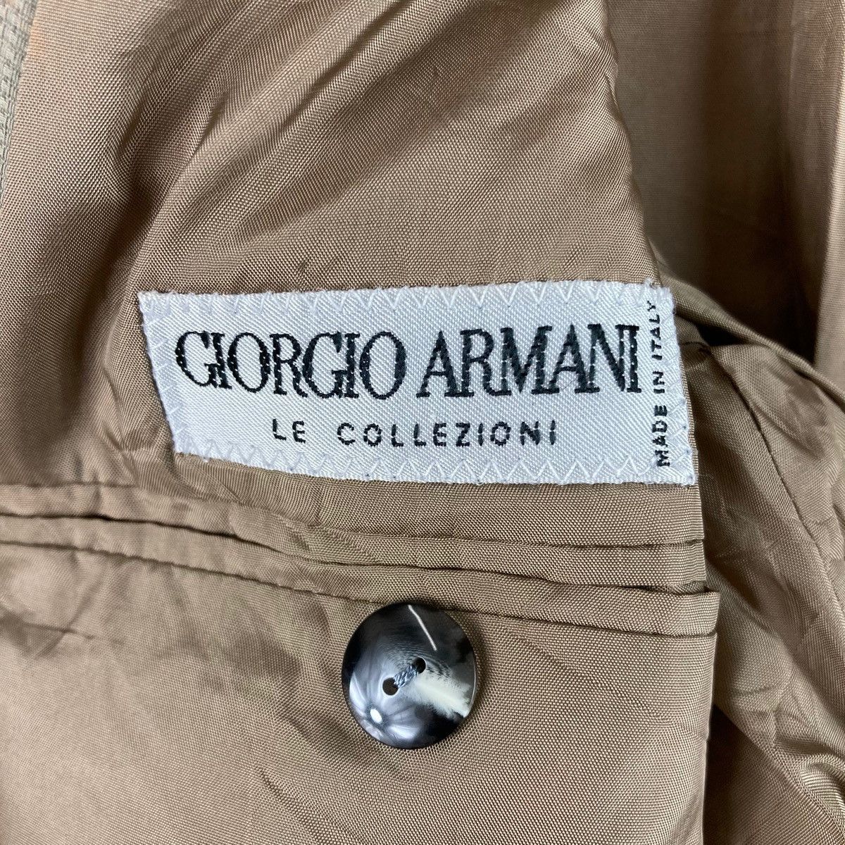 Vintage JACKET GIORGIO ARMANI button pullover jumper