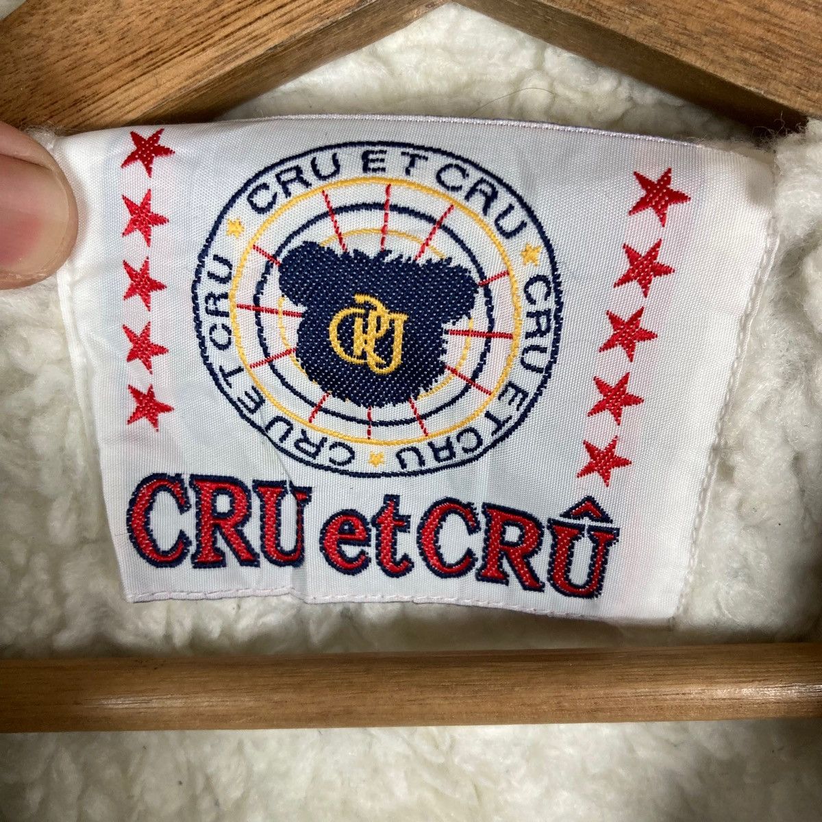 Vintage Vintage CRU et CRU Single Pocket Button Up Fleece Jacket Size US M / EU 48-50 / 2 - 7 Thumbnail