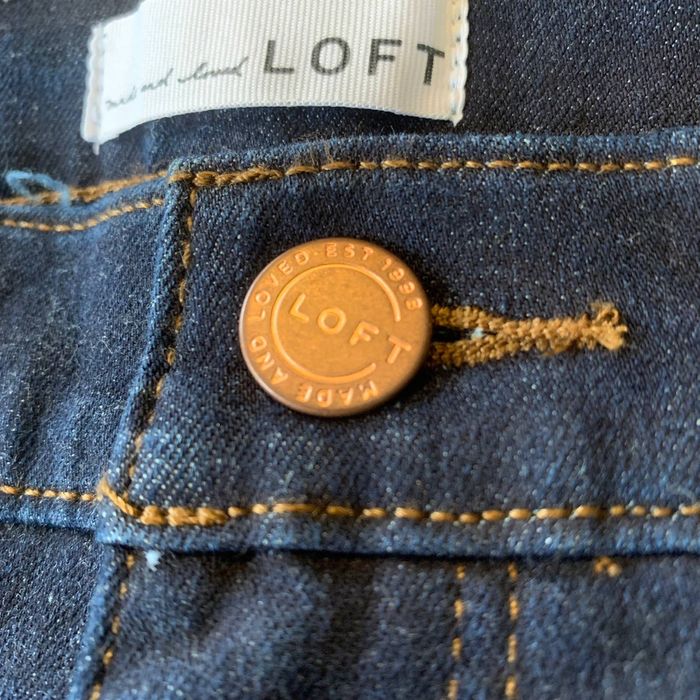 Loft Loft Jeans Slim Pockets High Rise Denim Stretch womens 31/12 Grailed
