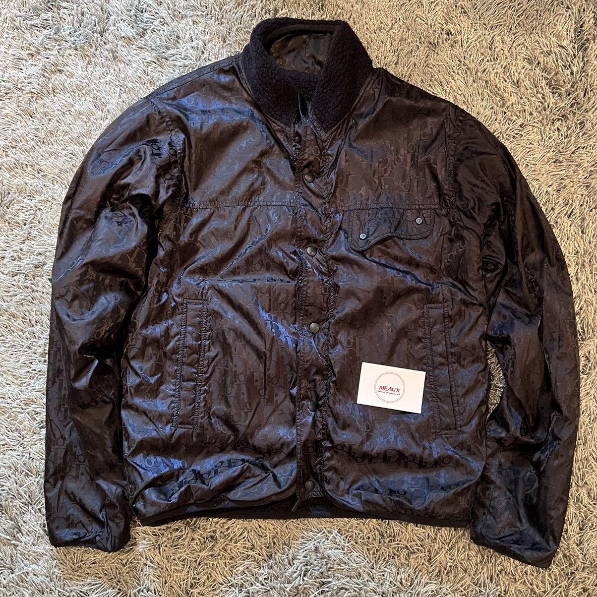 Dior Christian Dior CD navy oblique reversible jacket M logo men Size US M / EU 48-50 / 2 - 4 Thumbnail