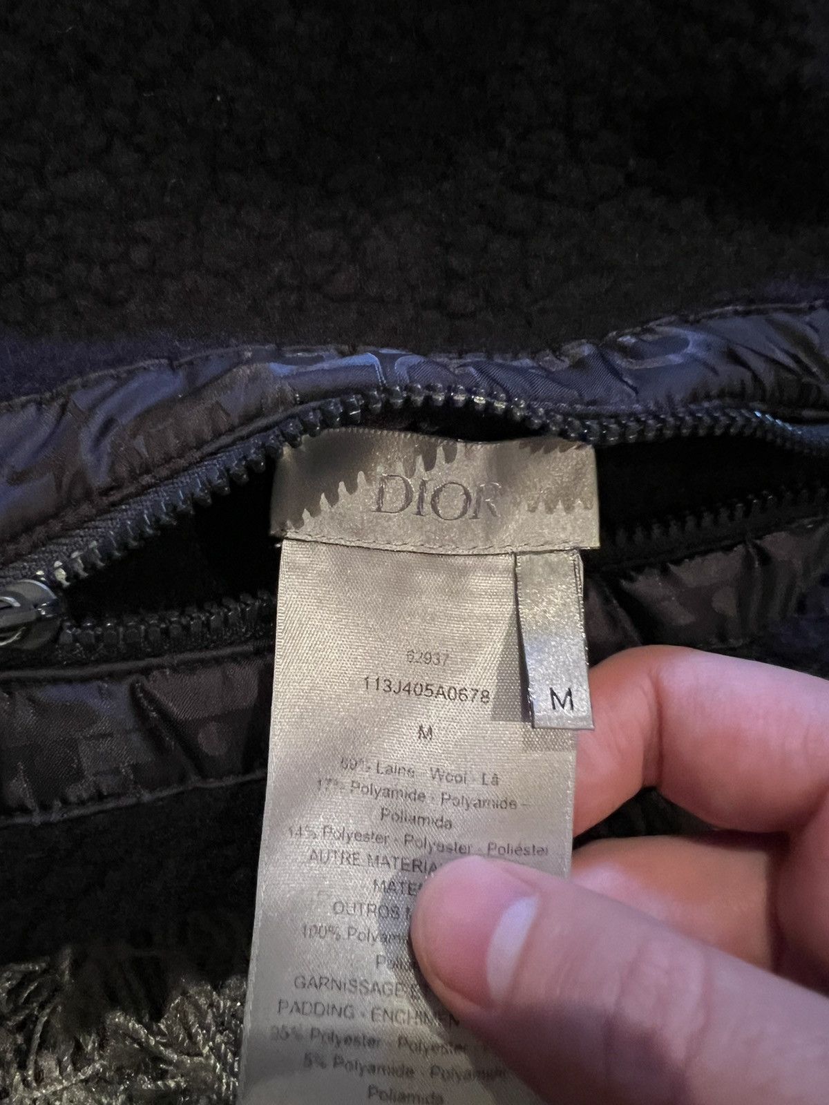 Dior Christian Dior CD navy oblique reversible jacket M logo men Size US M / EU 48-50 / 2 - 16 Thumbnail