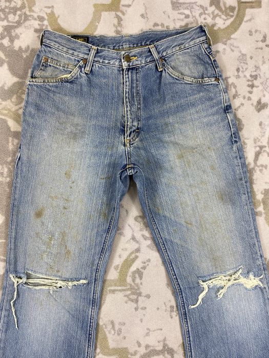 Vintage Distressed Blue Vintage Lee Flare Jeans 30x32 Denim- JN3534 ...