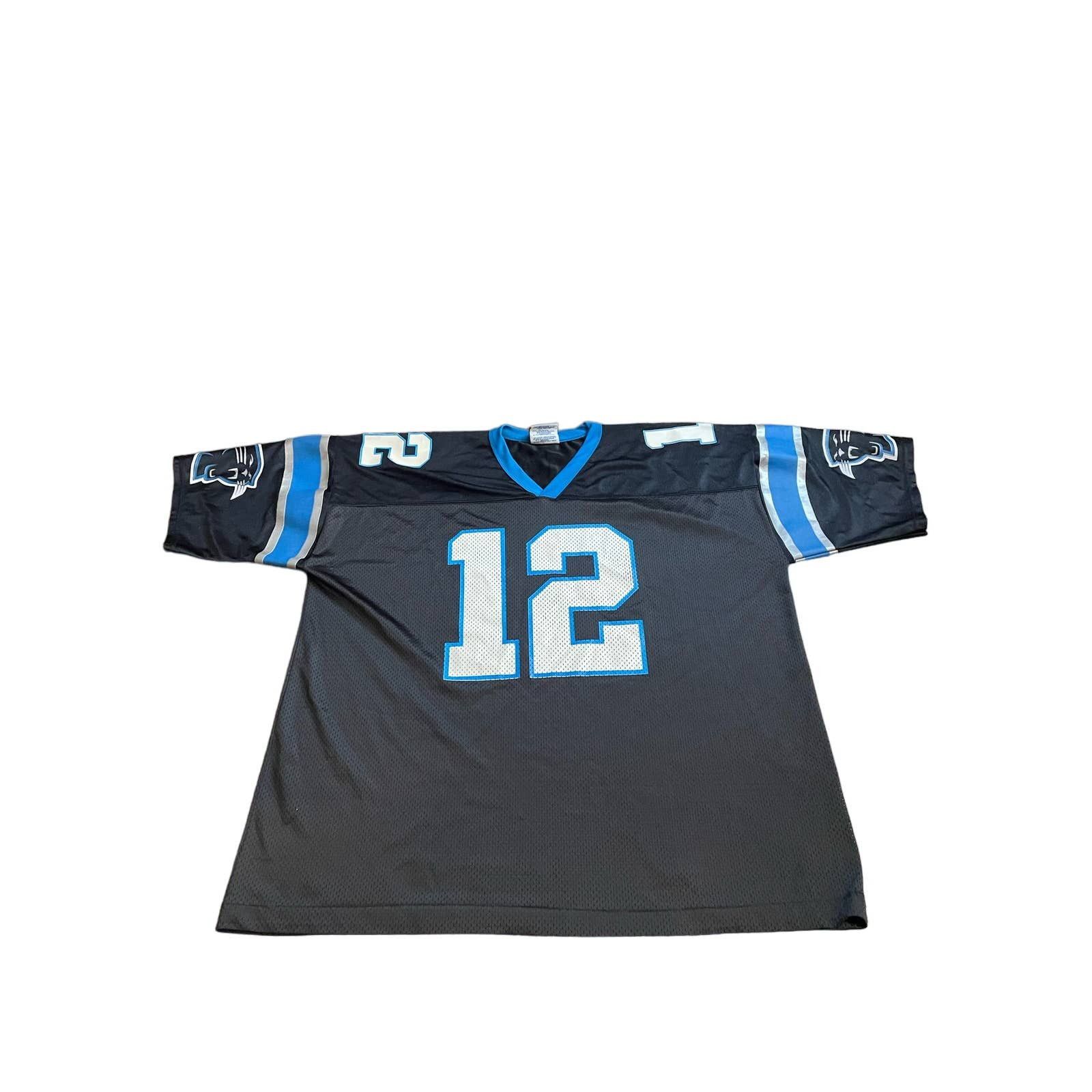 KERRY COLLINS CAROLINA PANTHERS VINTAGE 1990'S LOGO ATHLETIC