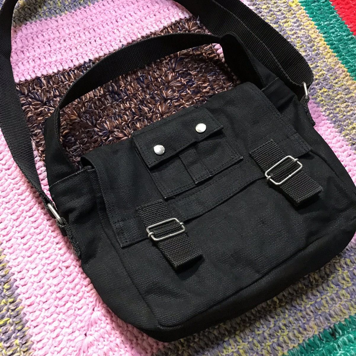 A.P.C. A.P.C Hiver 2003 Linen Sling Bag A.P.C Designer Size ONE SIZE - 5 Thumbnail