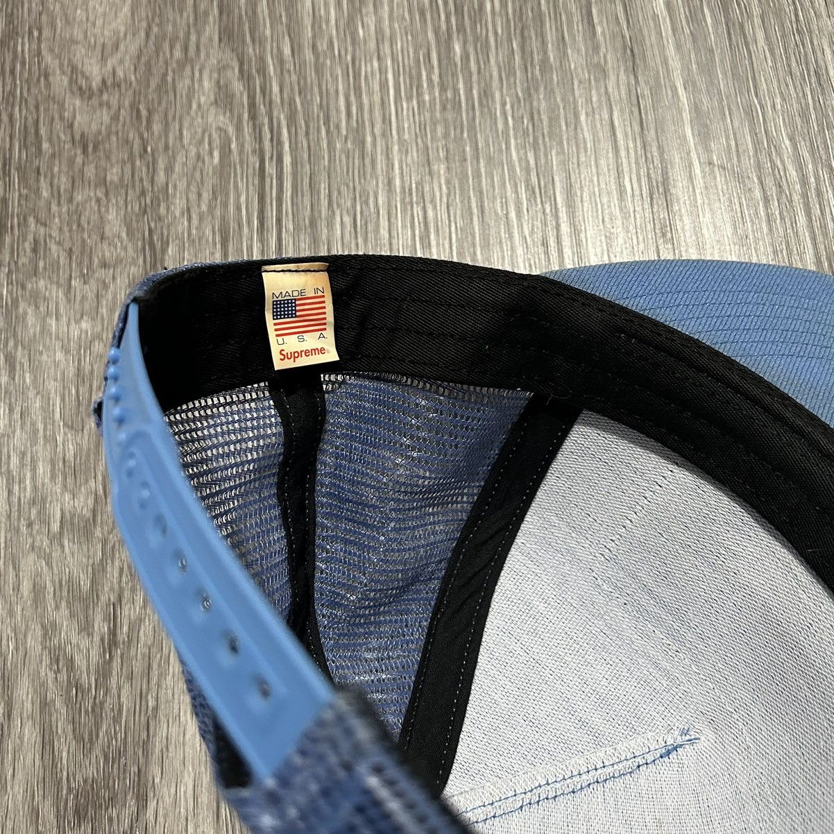 Supreme Blimp Mesh Back 5 Panel Light Blue