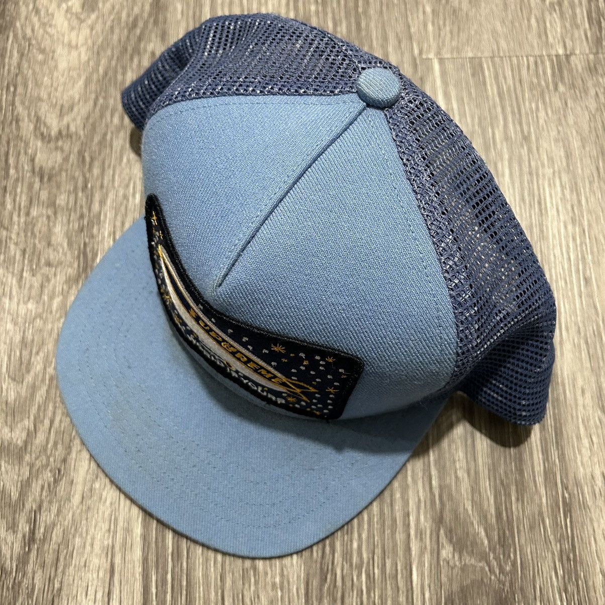 Supreme Blimp Mesh Back 5 Panel Light Blue